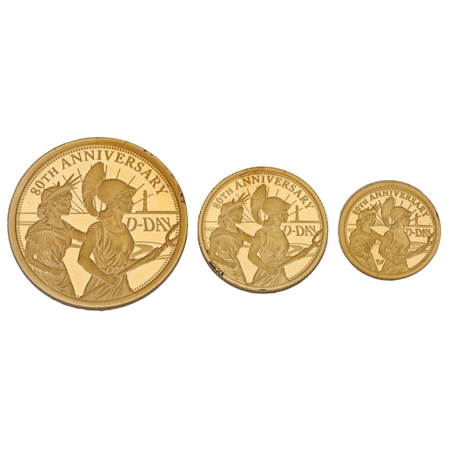 22ct Gold The 80th Anniversary Of The D-Day Landings Sovereign Coin Set 2024