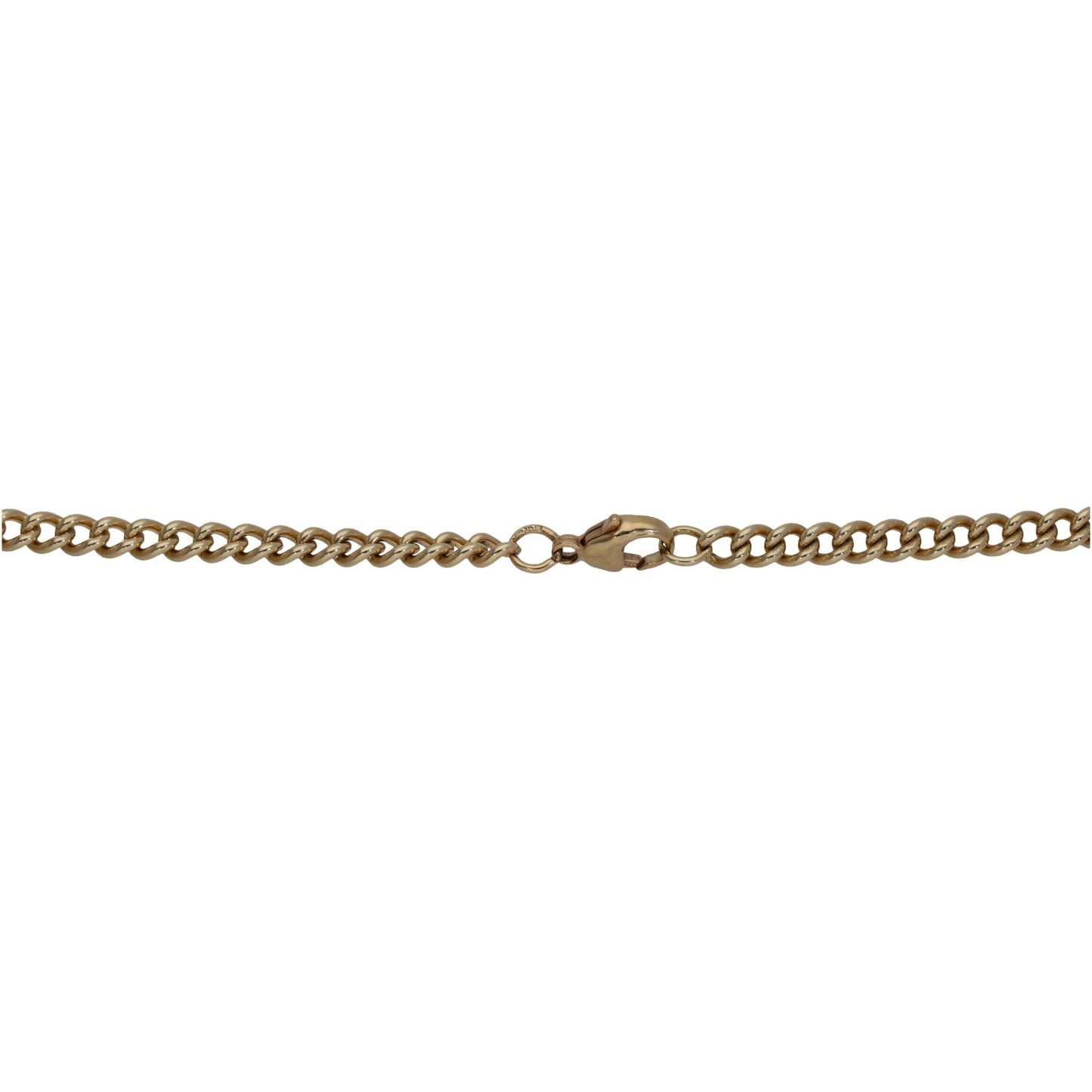 9ct Gold Curb Chain 20"