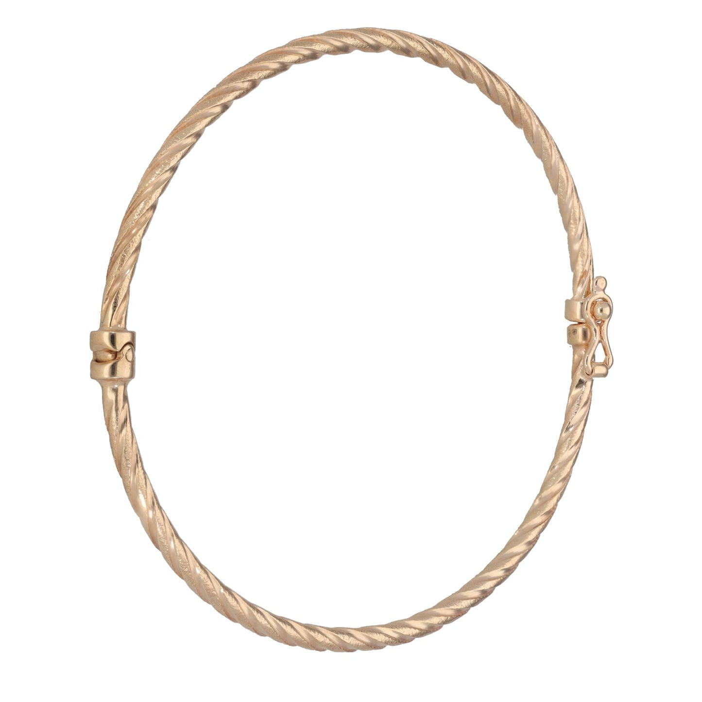 9ct Gold Twisted Bangle