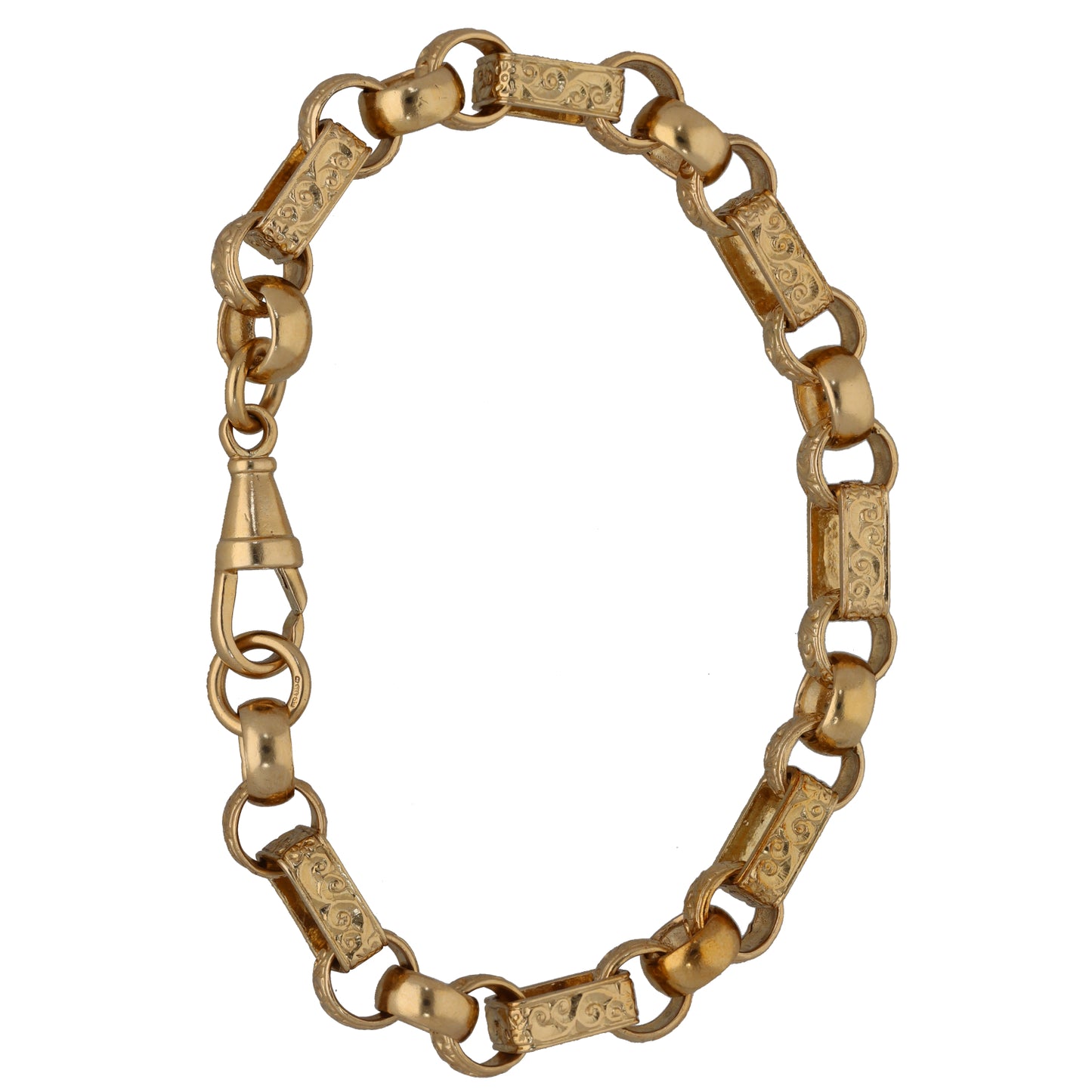 9ct Gold Belcher Bracelet