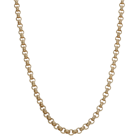 9ct Gold Belcher Chain 22"