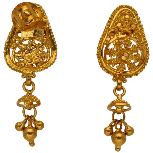 22ct Gold Drop Earrings