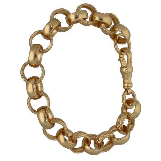 9ct Gold Belcher Bracelet