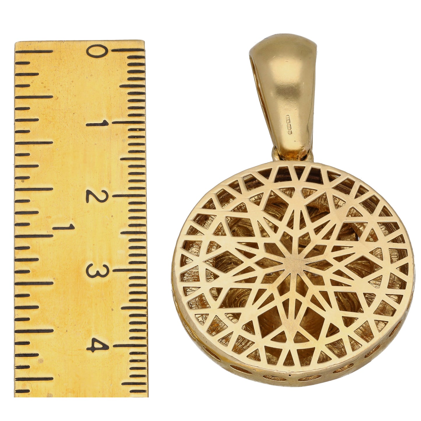 9ct Gold Cubic Zirconia Lion Pendant