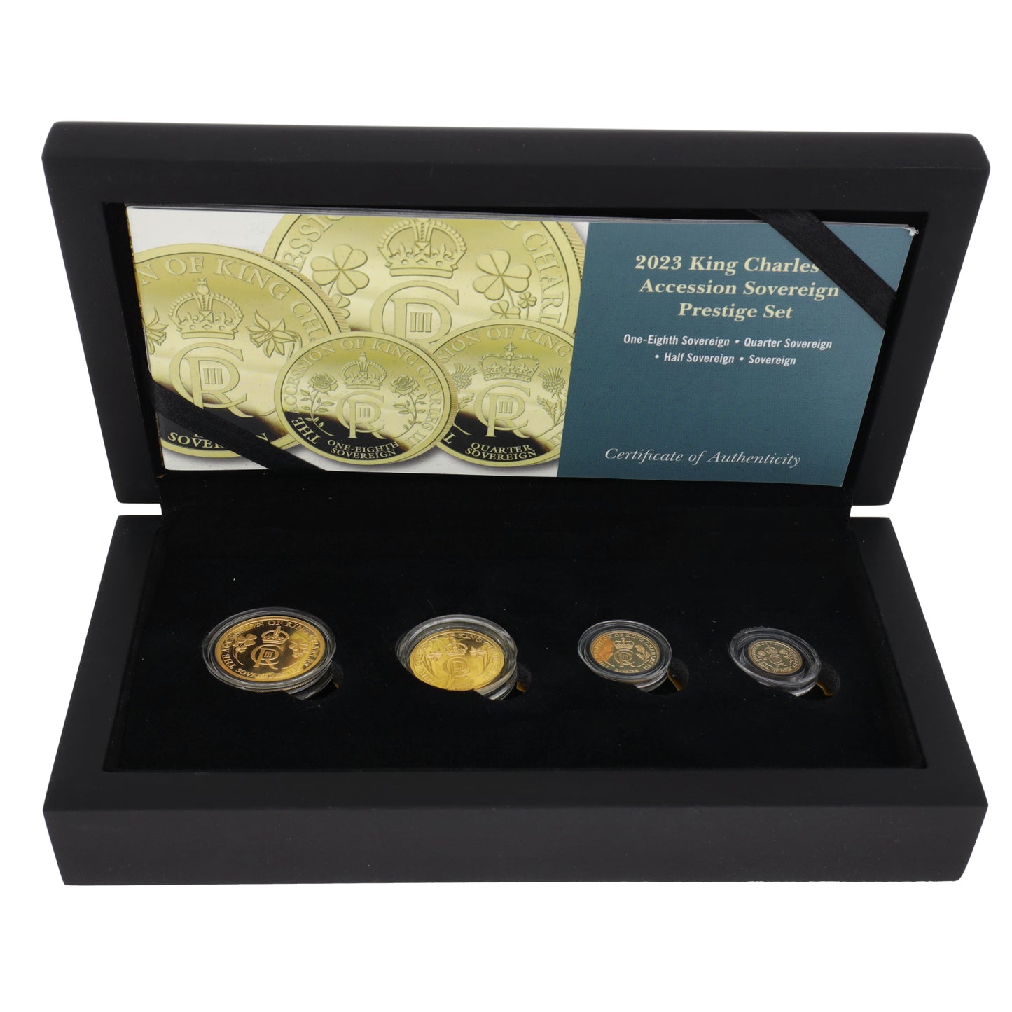 22ct Gold The Accession Of King Charles III Sovereign Coin Set 2023