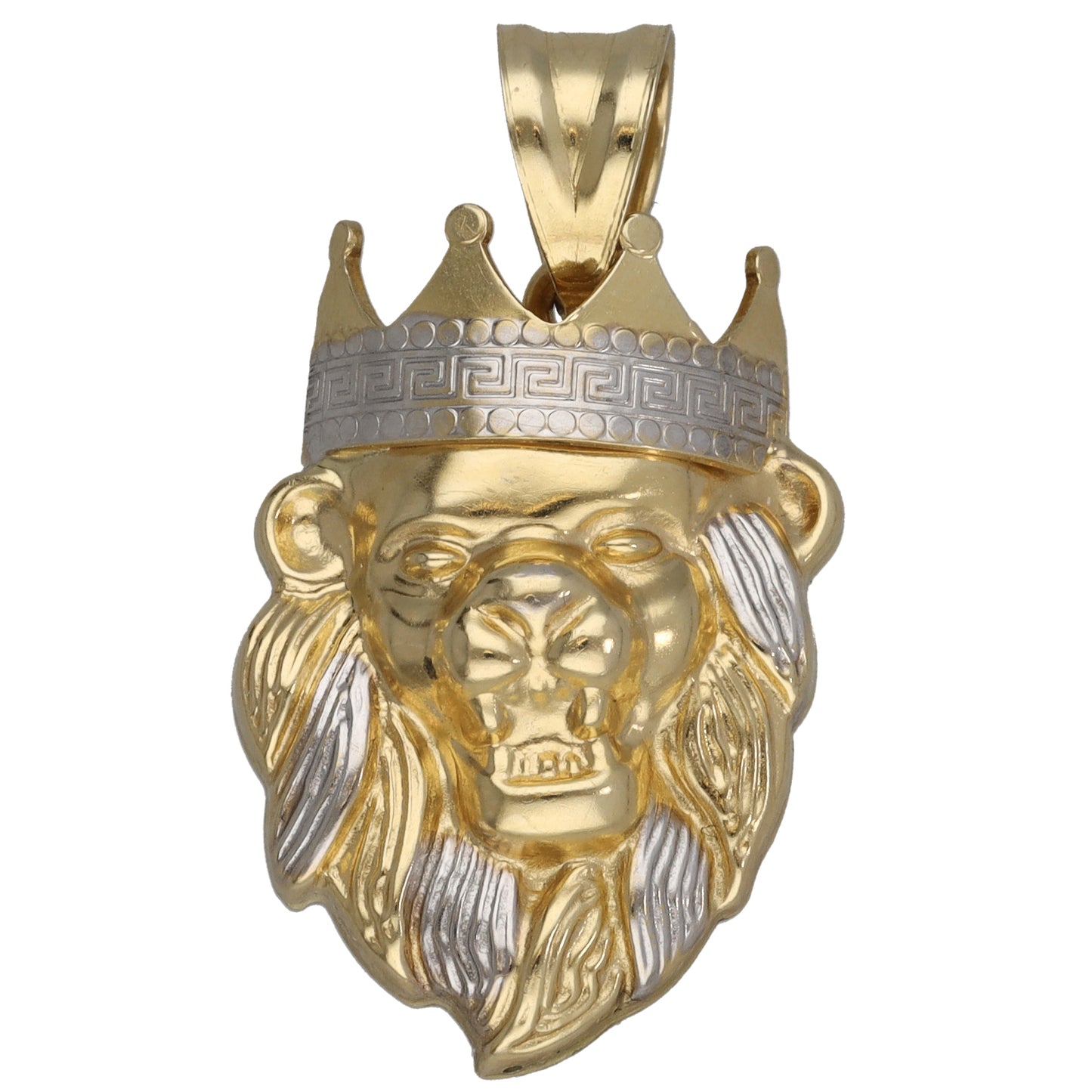 14ct Gold Lion's Head Pendant