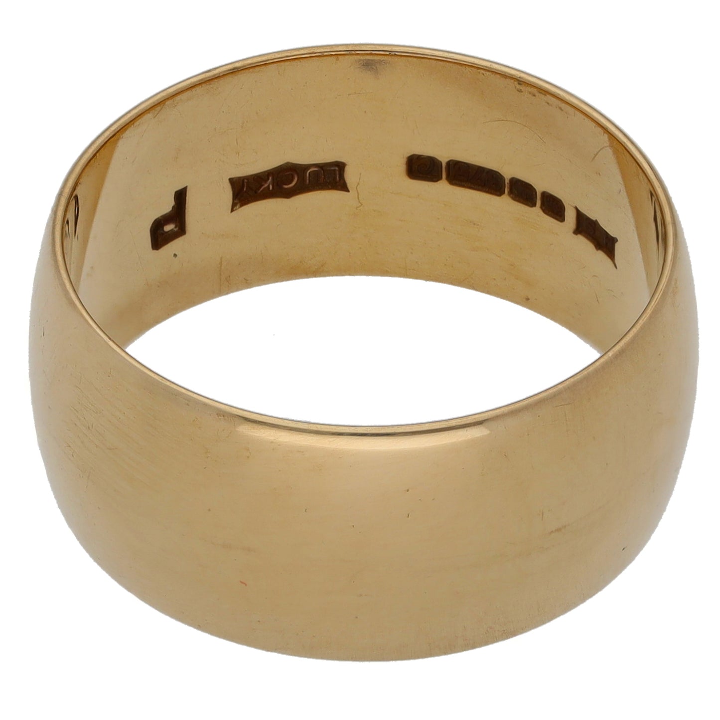 9ct Gold Plain Wedding Ring Size O