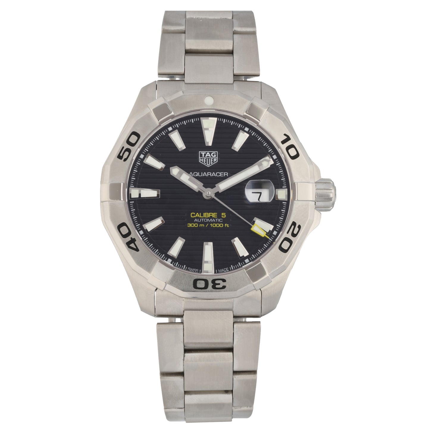 Tag Heuer Aquaracer WAY2010 43mm Stainless Steel Watch