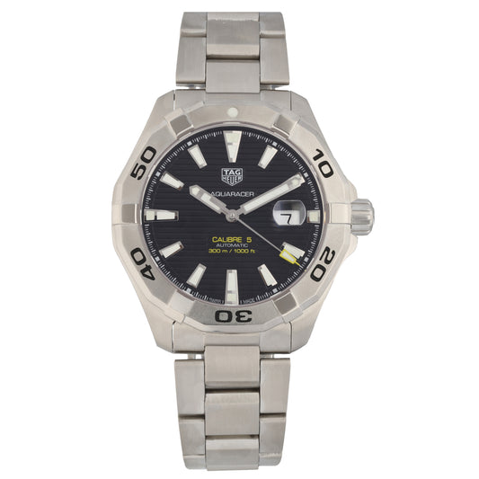 Tag Heuer Aquaracer WAY2010 43mm Stainless Steel Watch