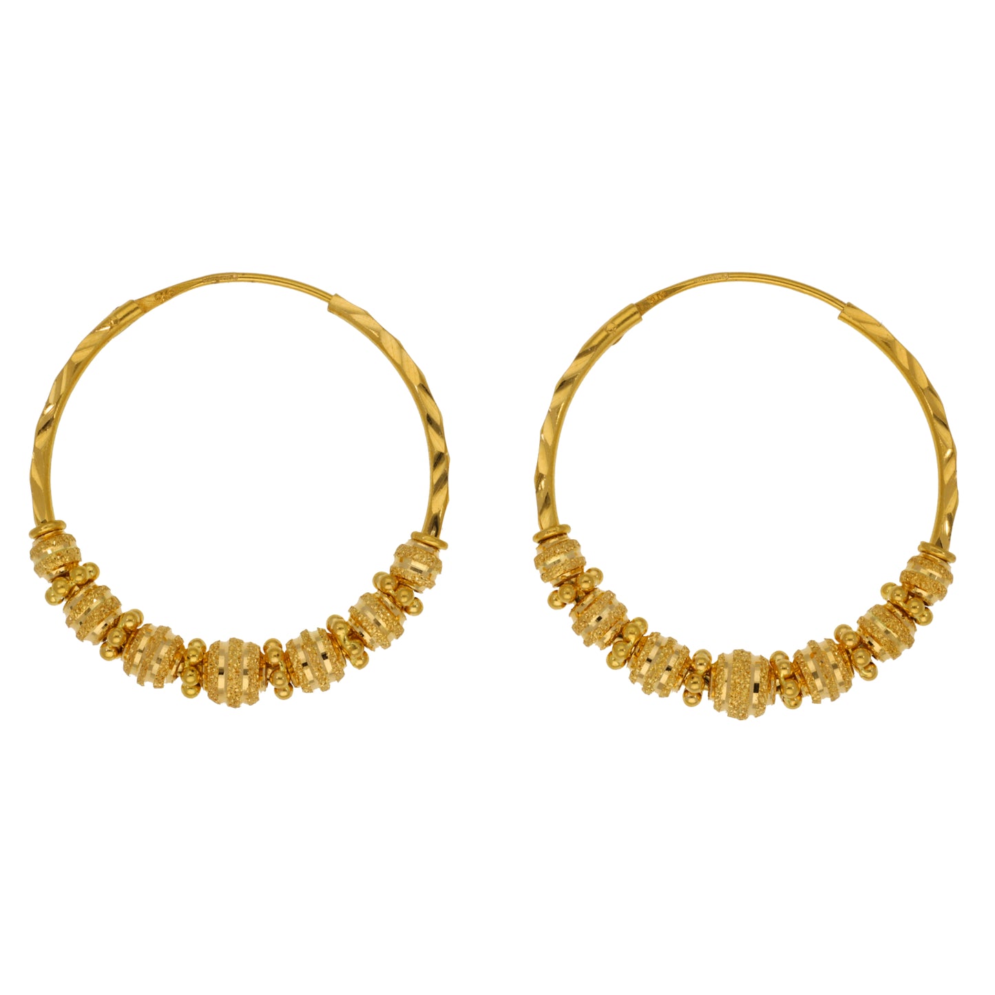 22ct Gold Hoop Earrings