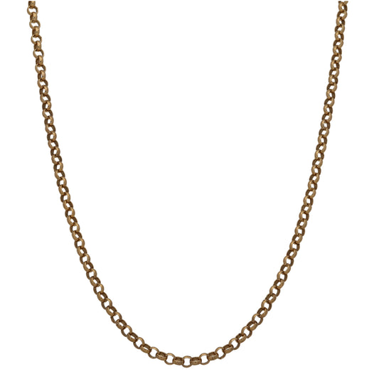 9ct Gold Belcher Chain 20"