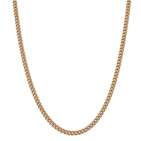 9ct Gold Curb Chain 24"