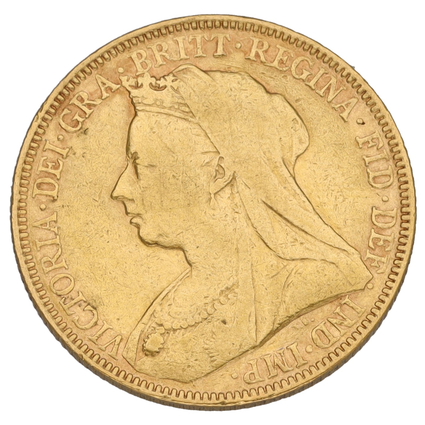 22ct Gold Queen Victoria Full Sovereign Coin 1894