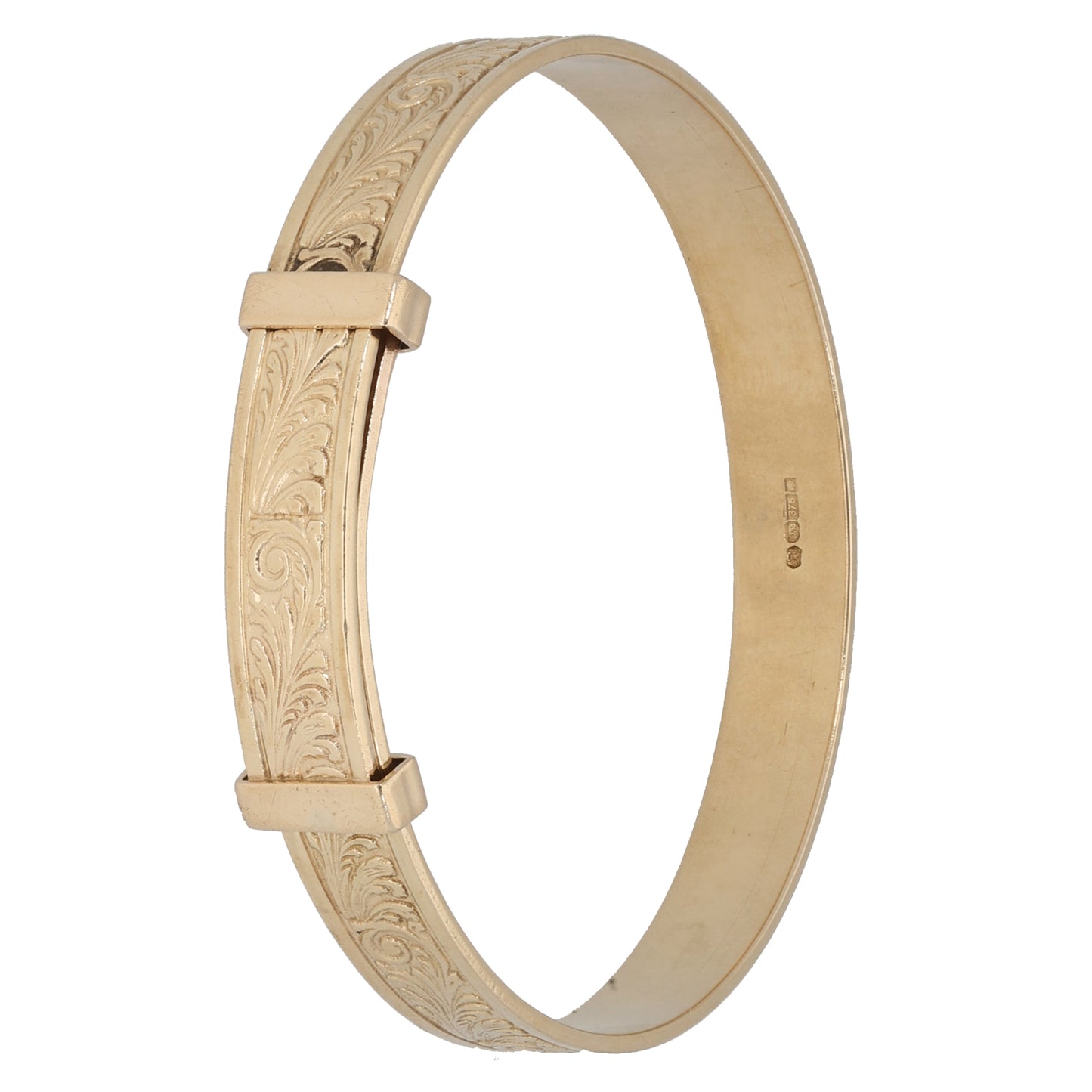 9ct Gold Expanding Bangle