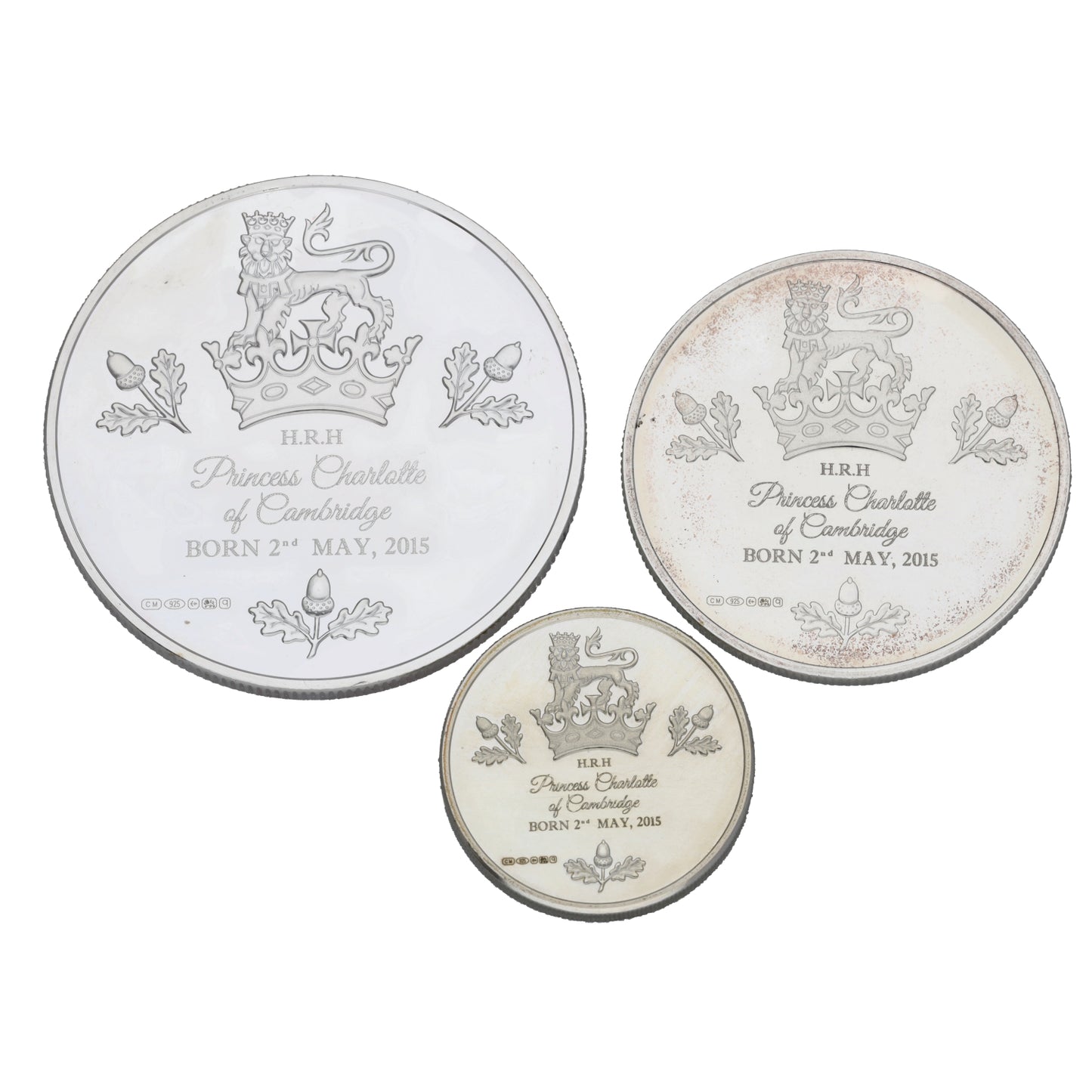 Sterling Silver The Princess Charlotte Commemorative Coins 2015