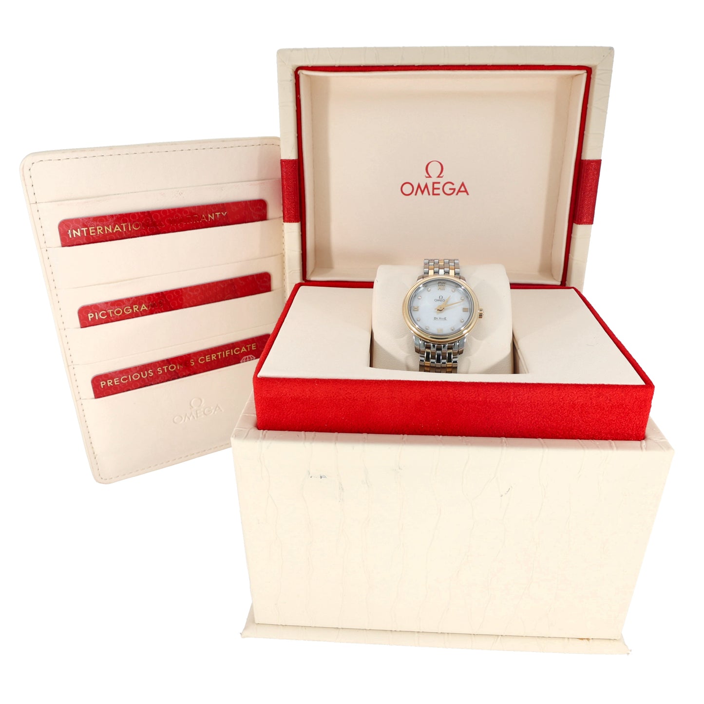 Omega De Ville Prestige 424.20.24.60.55.001 24.5mm Bi-Colour Watch