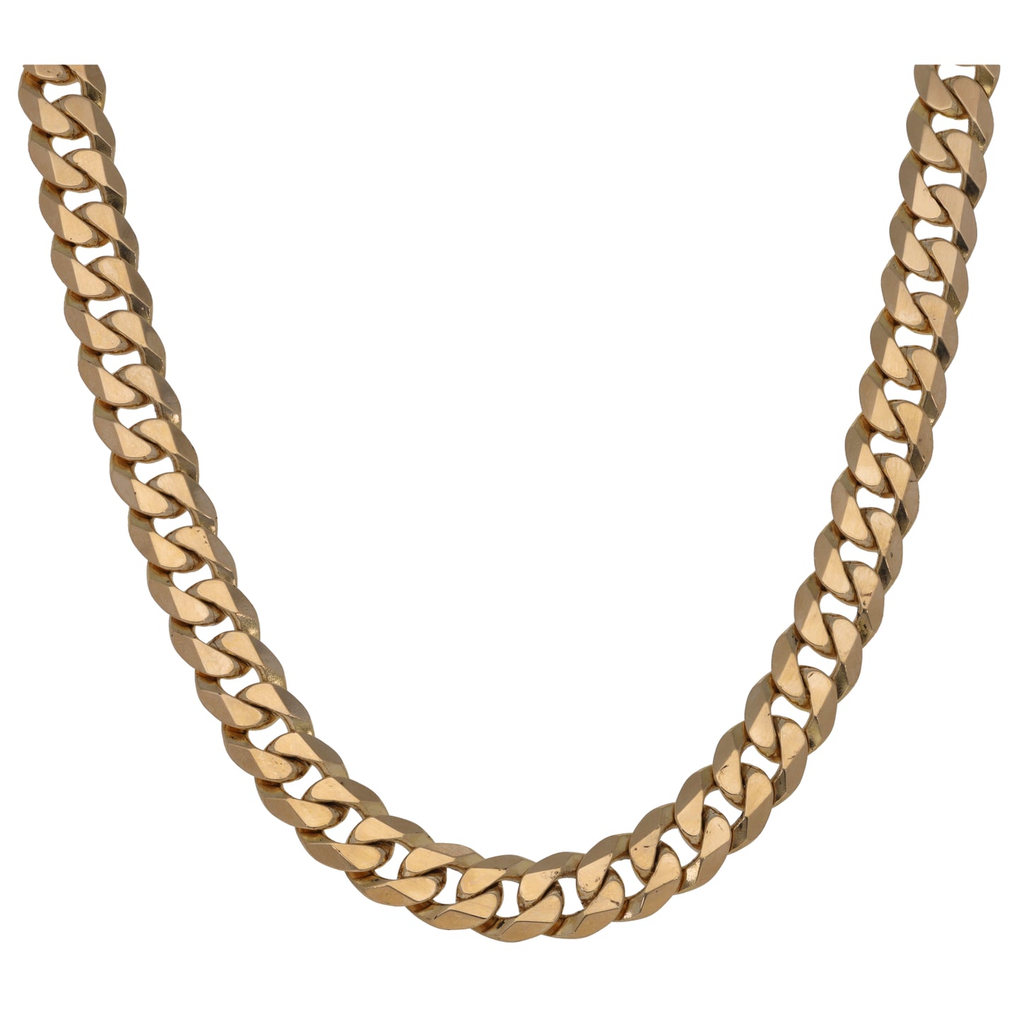 9ct Gold Curb Chain 16"