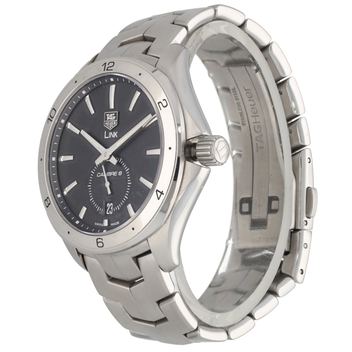 Tag Heuer Link WAT2010 42mm Stainless Steel Watch