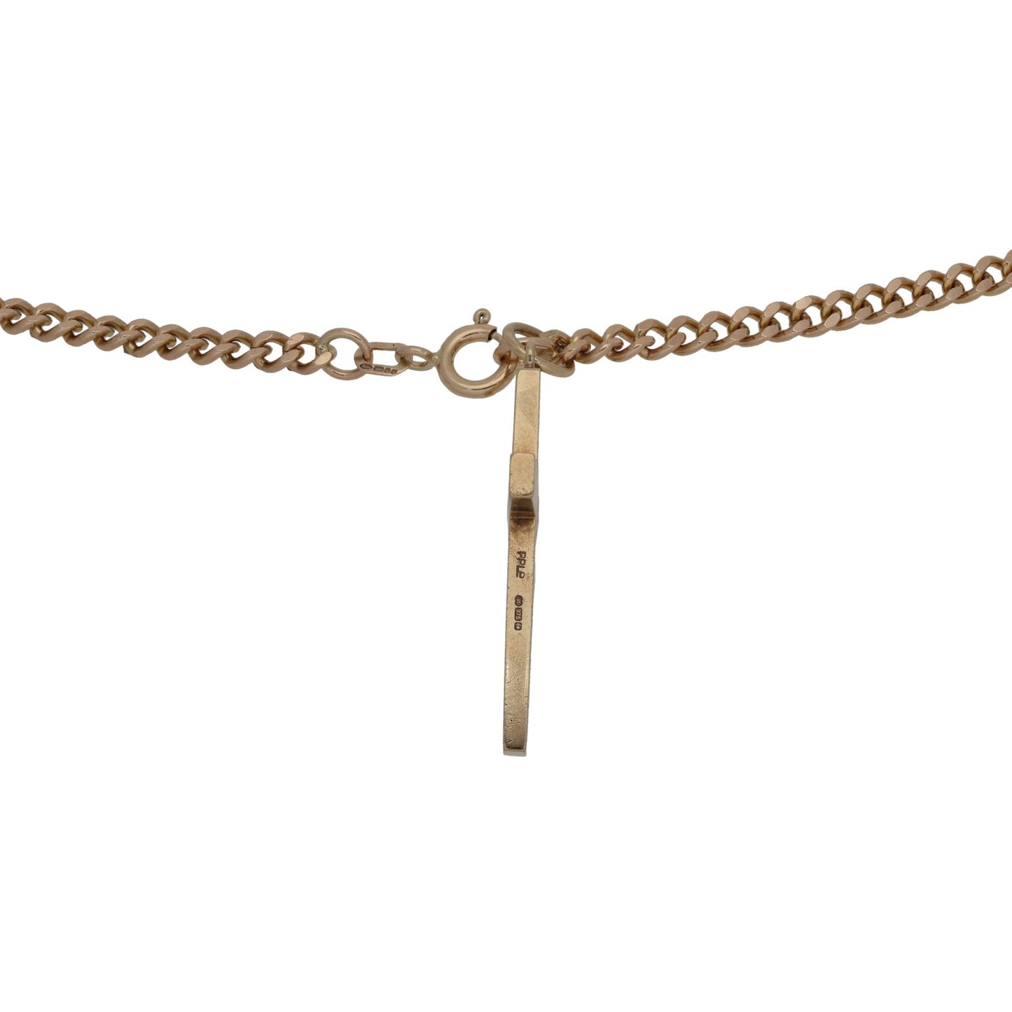 9ct Gold Cross Pendant With Chain