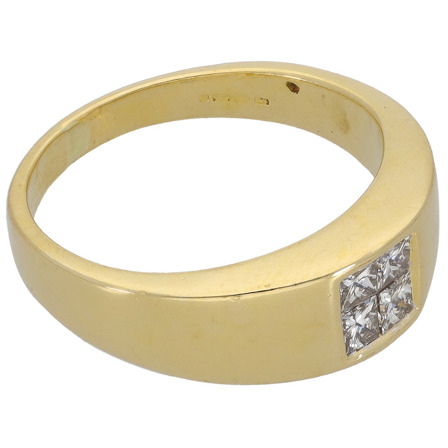 18ct Gold 0.40ct Diamond Dress/Cocktail Ring Size P