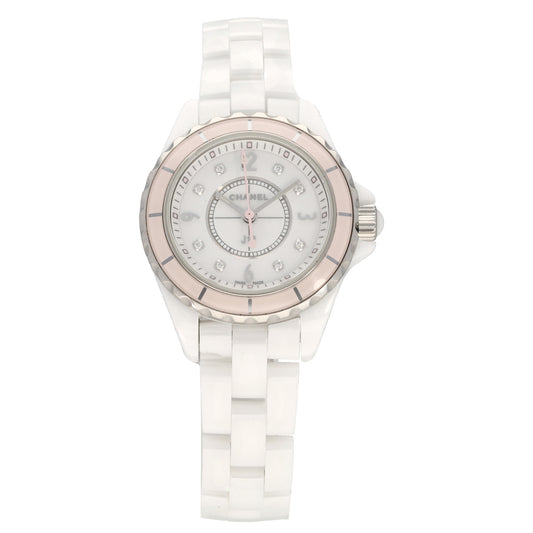 Chanel J12 Soft Rose H4467 33mm Ceramic Watch