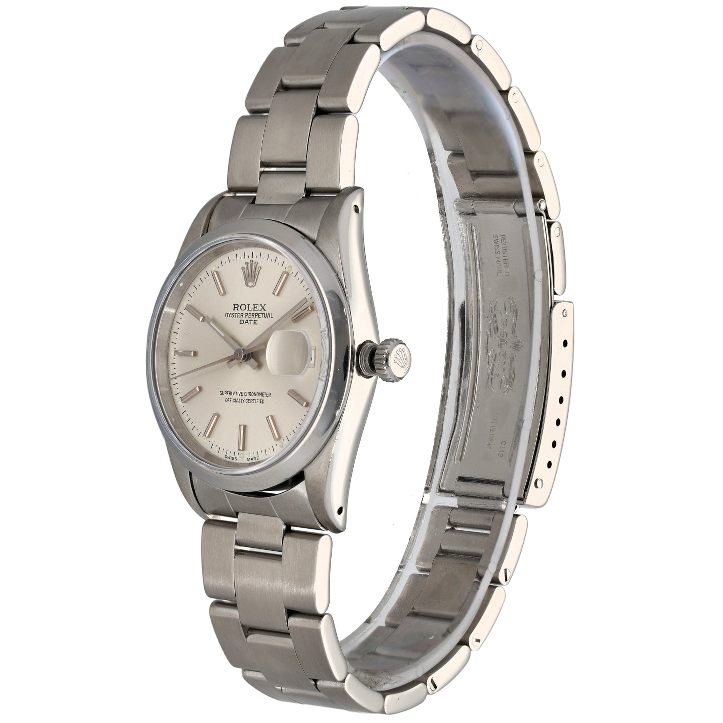 Rolex Date 15200 34mm Stainless Steel Watch