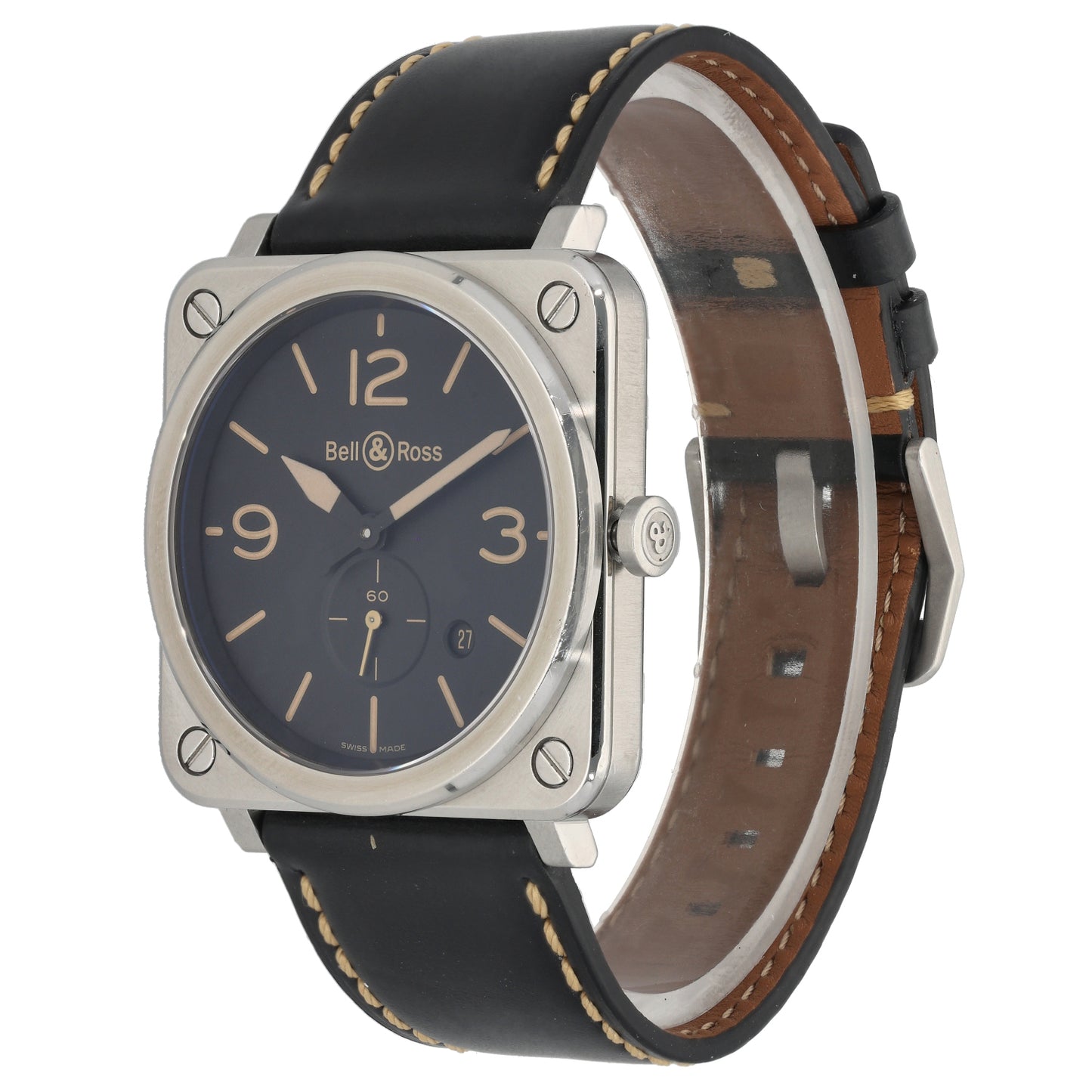 Bell & Ross BRS BRS-64-S 39mm Stainless Steel Watch