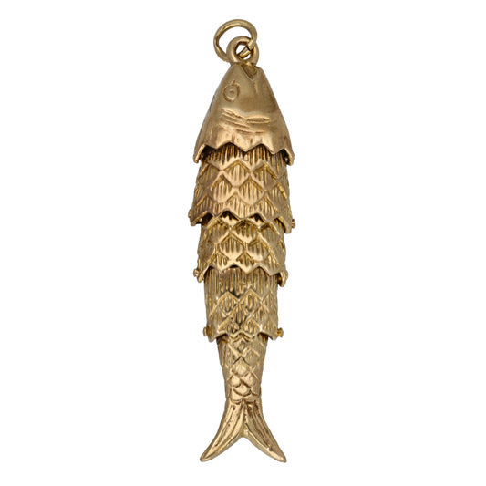 9ct Gold Fish Pendant