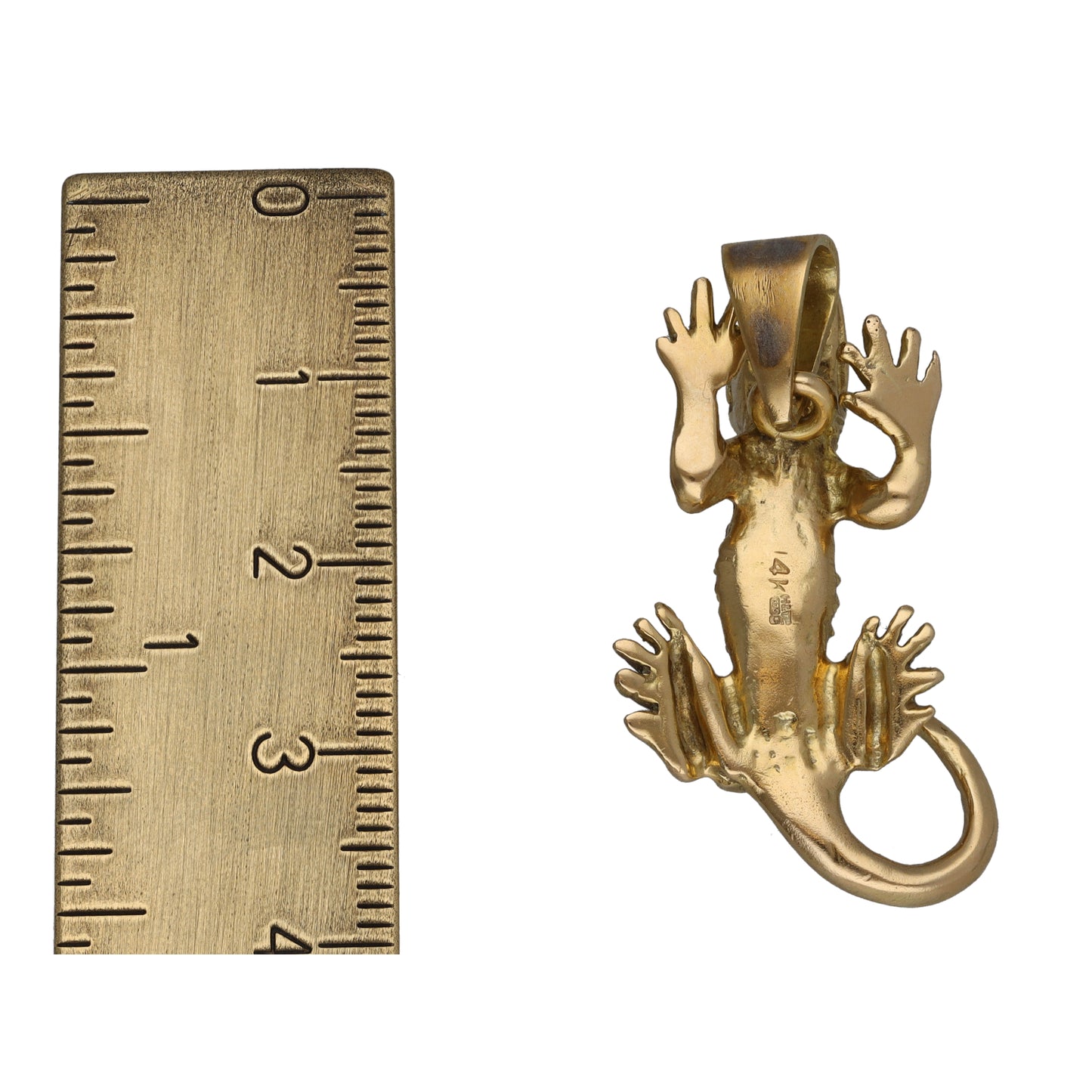 9ct Gold Lizard Pendant