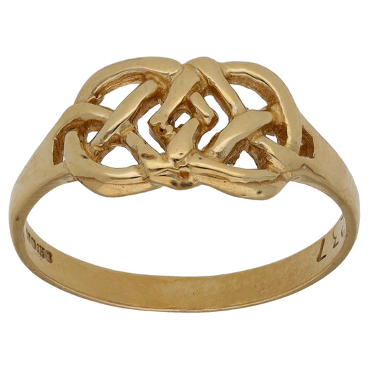 9ct Gold Alternative Ring Size T
