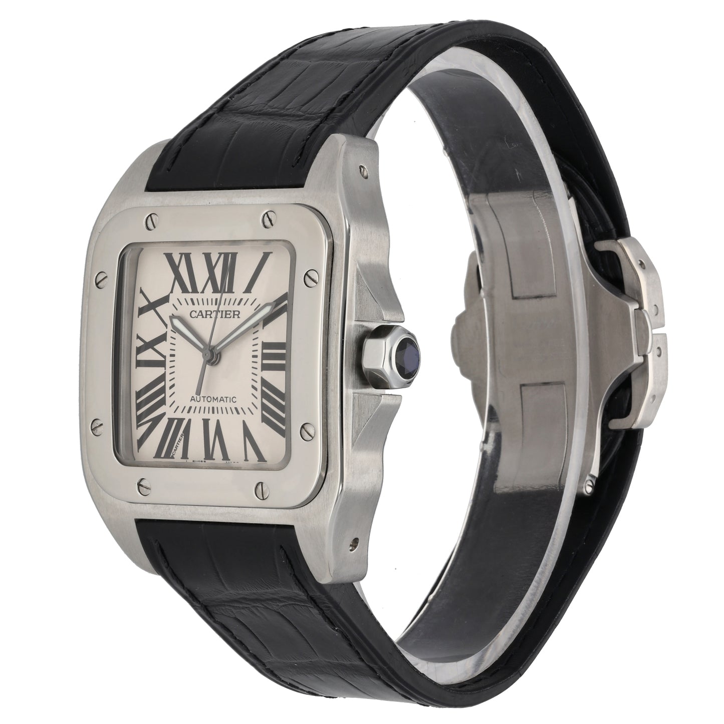 Cartier Santos 100 W20073X8 38mm Stainless Steel Watch