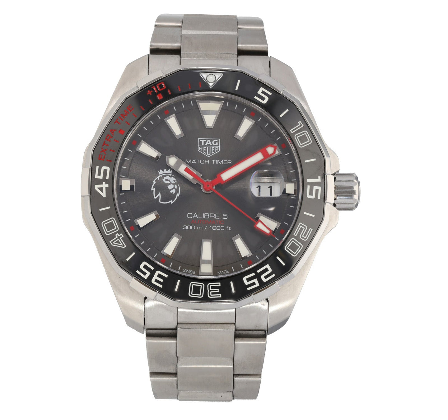 Tag Heuer Aquaracer WAY201D 43mm Stainless Steel Mens Watch