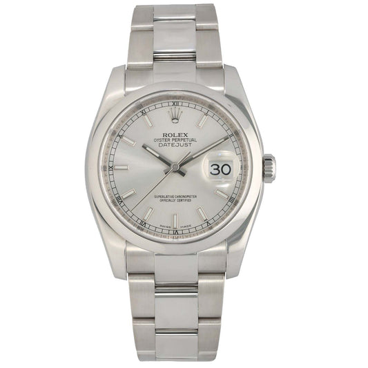 Rolex Datejust 116200 36mm Stainless Steel Watch