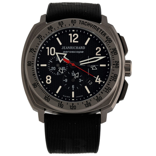 JeanRichard Aeroscope Chronograph 60650 44mm Titanium Watch