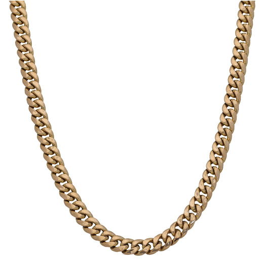9ct Gold Curb Chain 34"