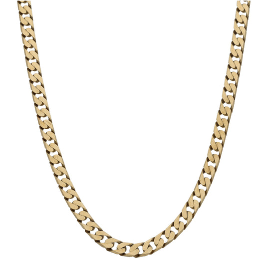 9ct Gold Curb Chain 20"