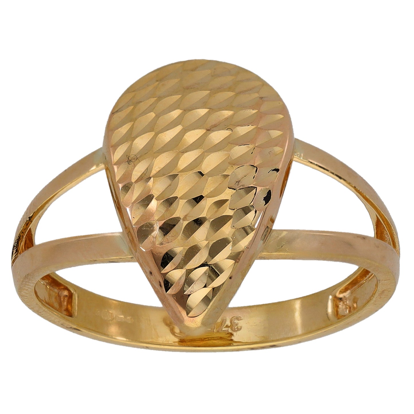 9ct Gold Alternative Ring Size P