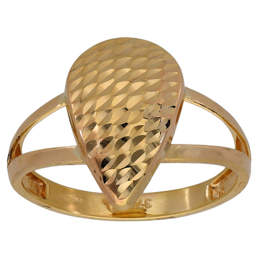 9ct Gold Alternative Ring Size P