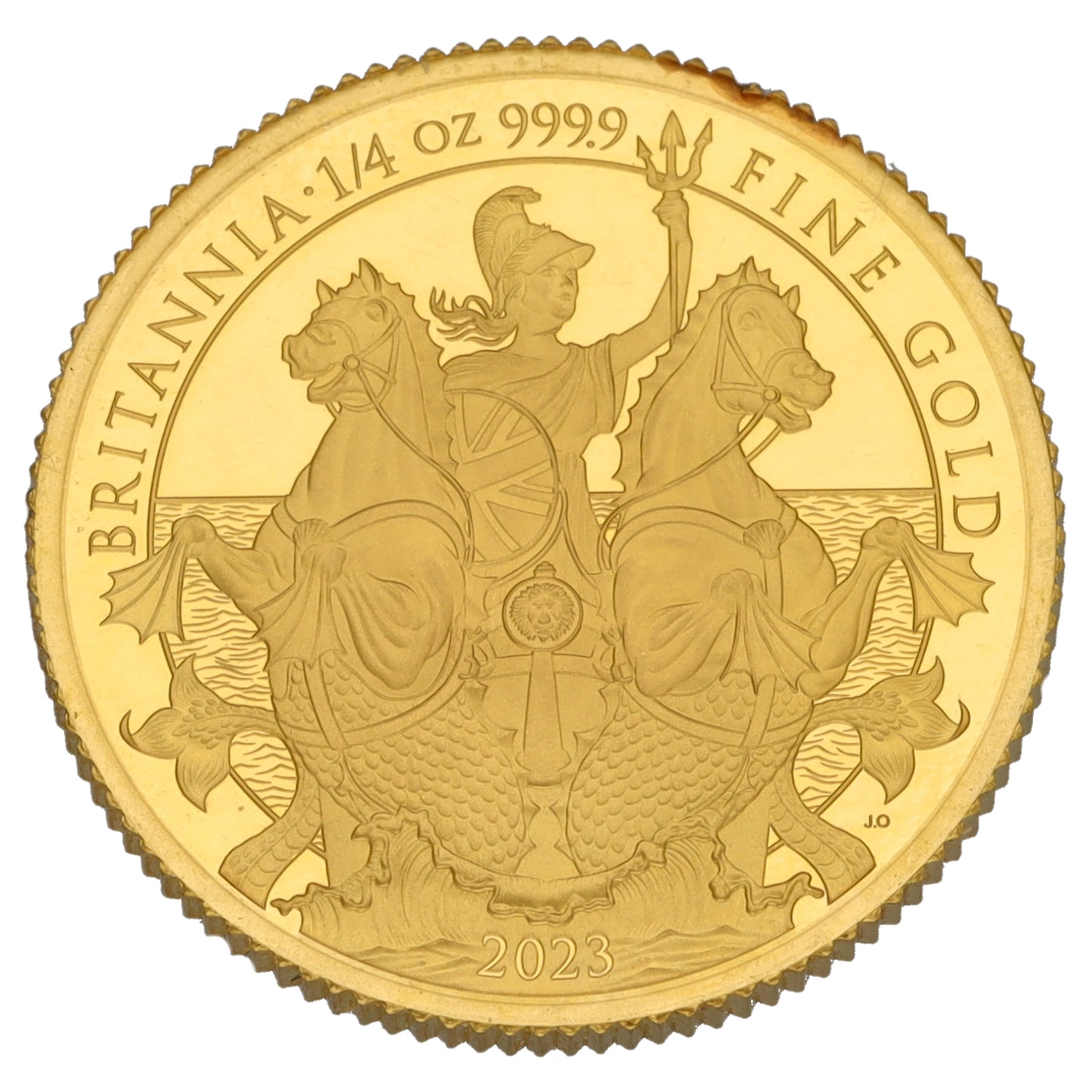24ct Gold King Charles III 1/4 OZ Britannia Coin 2023