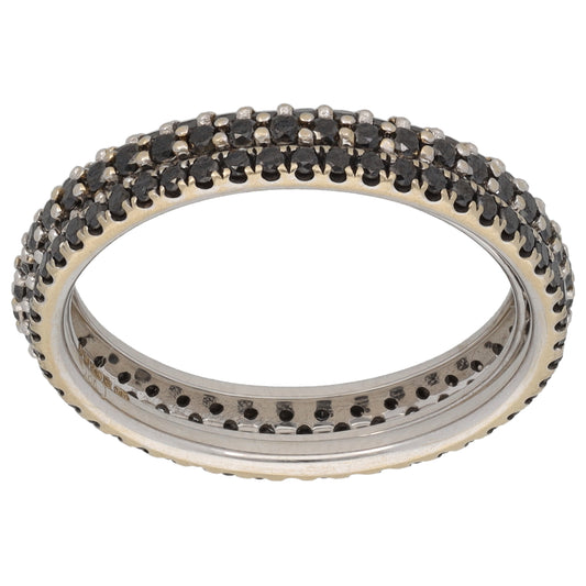 18ct White Gold Imitation Dress/Cocktail Ring Size K