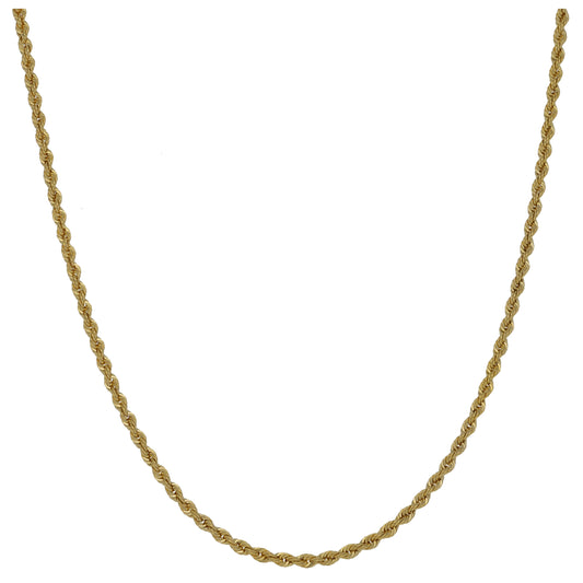 9ct Gold Rope Chain 22"