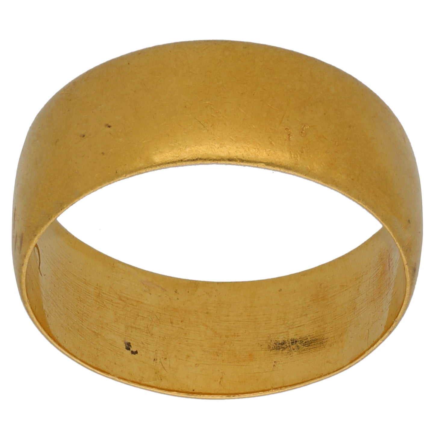 22ct Gold Plain Wedding Ring Size M