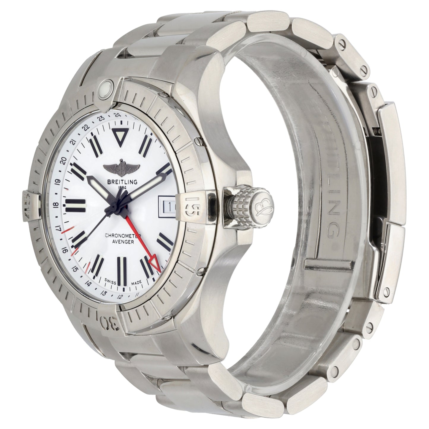 Breitling Avenger GMT 43 A32397 43mm Stainless Steel Watch