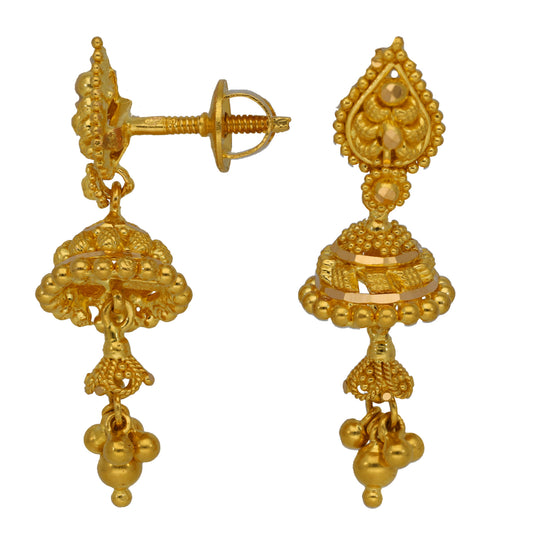 22ct Gold Drop Earrings