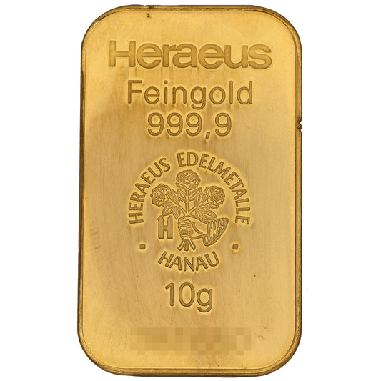 24ct 10g Gold Bar