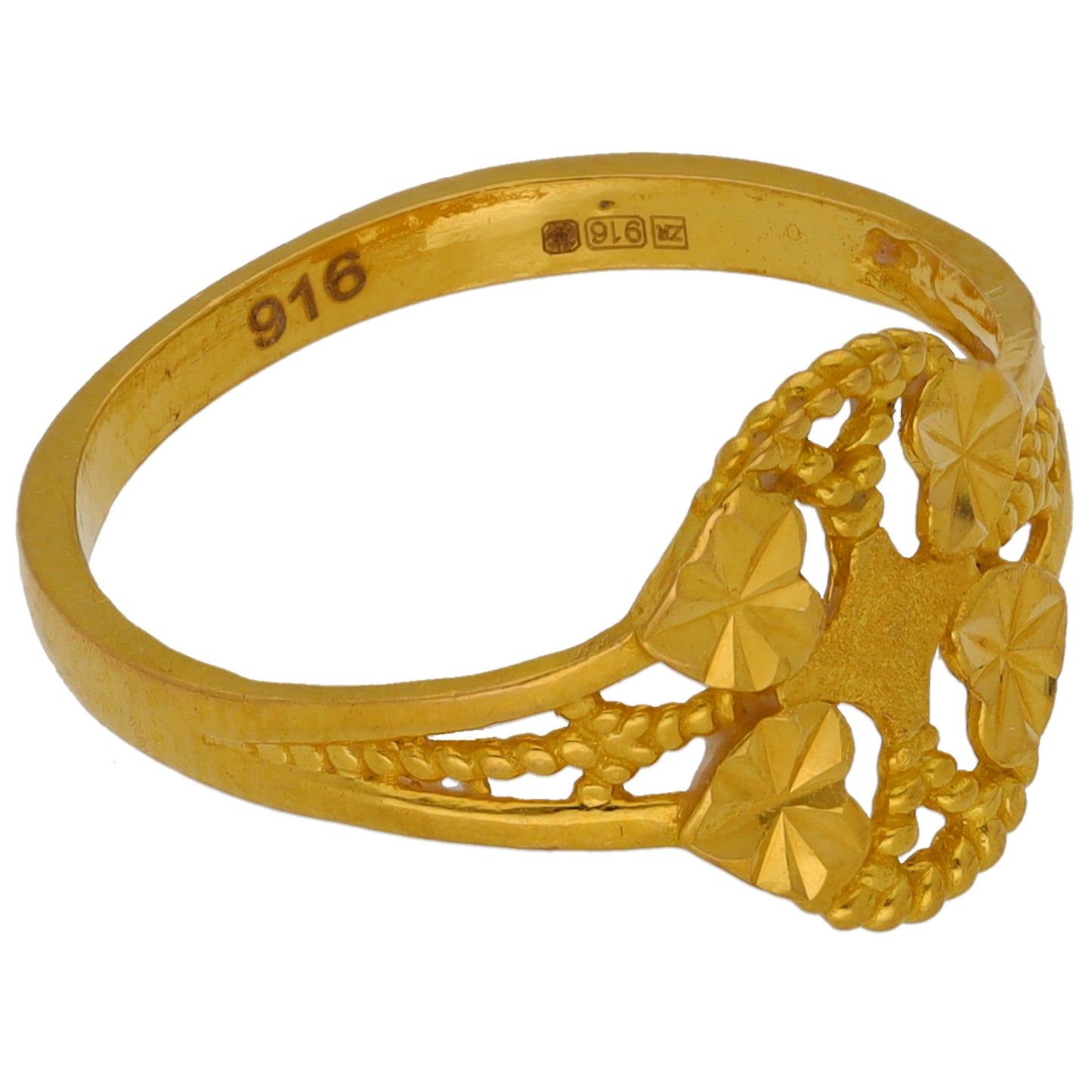 22ct Gold Alternative Ring Size M