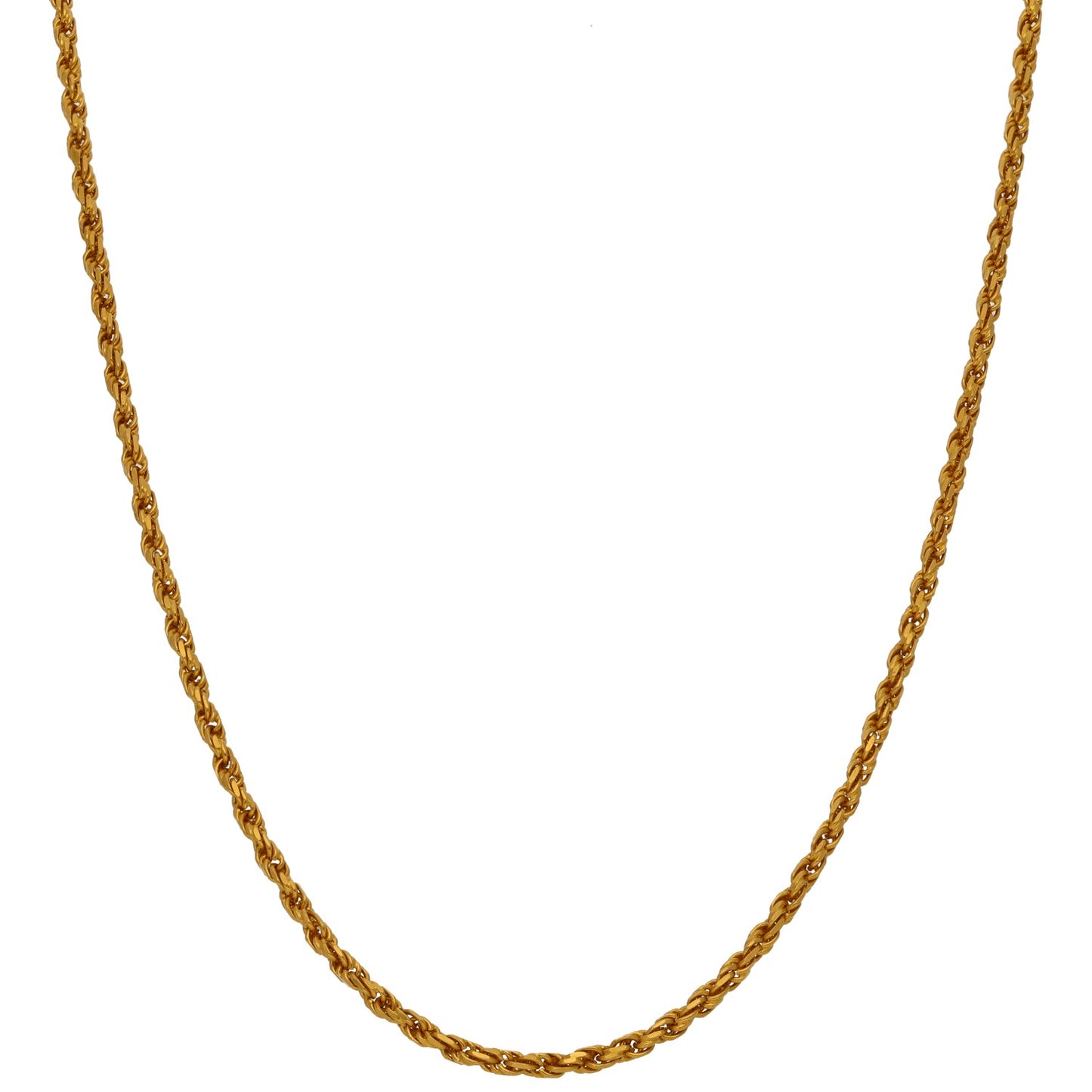 22ct Gold Rope Chain 16"