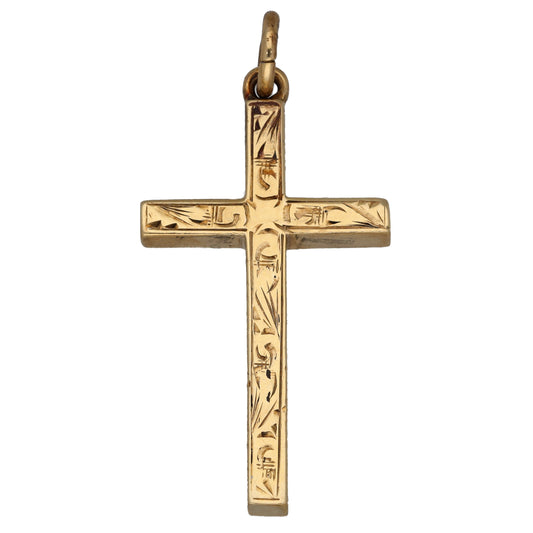 9ct Gold Cross Pendant
