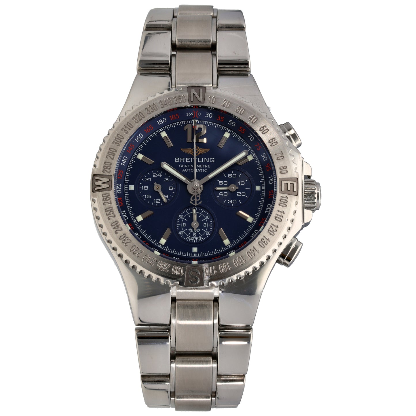 Breitling Hercules A39362 44mm Stainless Steel Watch