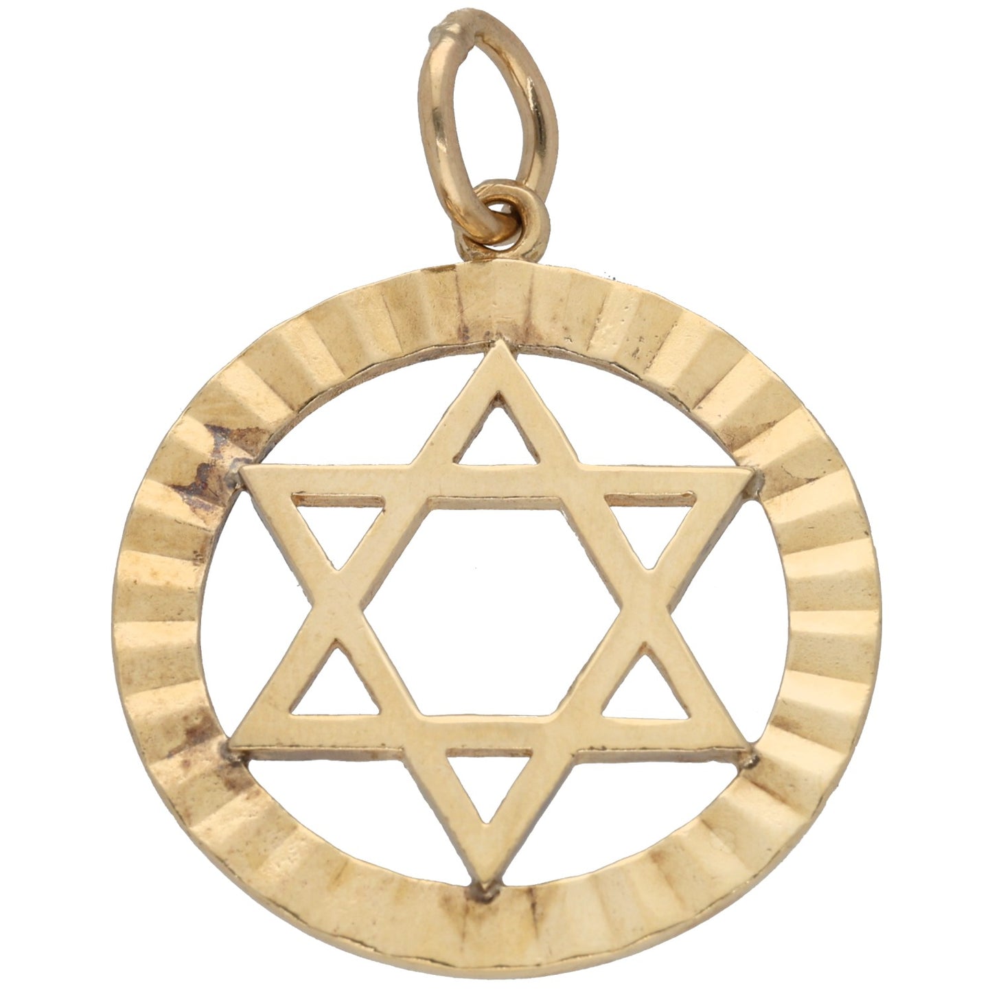 9ct Gold Star of David Pendant